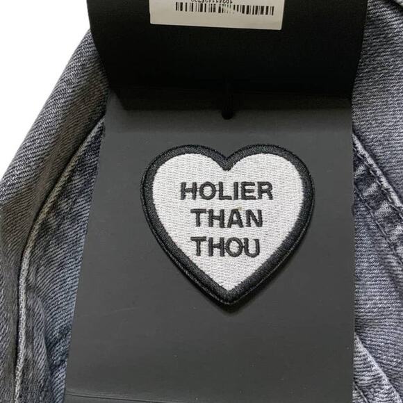 Mother Superior Jeans Womens 33x25 The Ditcher Crop Show Acid Wash Streetwear - Picture 13 of 16